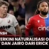 Erick Thohir Ungkap Kabar Positif dari Proses Naturalisasi Jairo Riedewald dan Ole Romeny