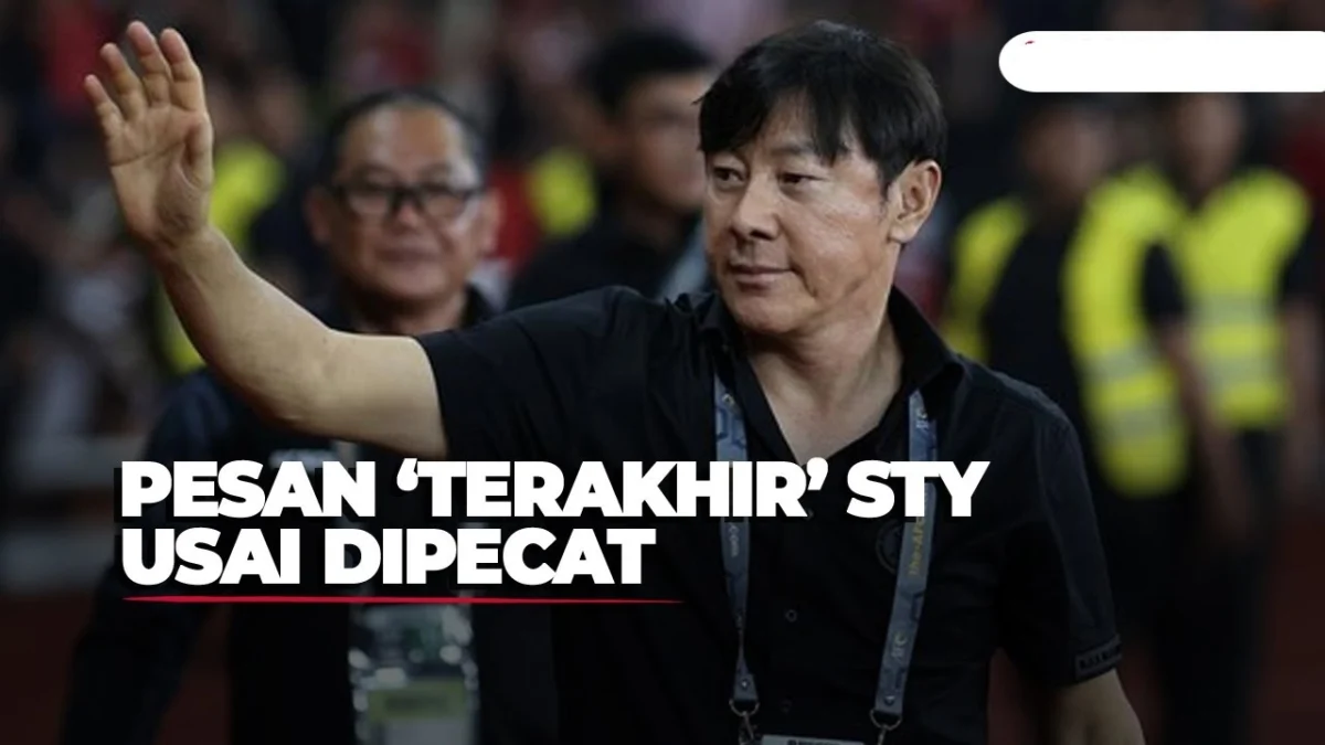 Isi Pesan Shin Tae-yong Usai Dipecat Sebagai Pelatih Timnas Indonesia