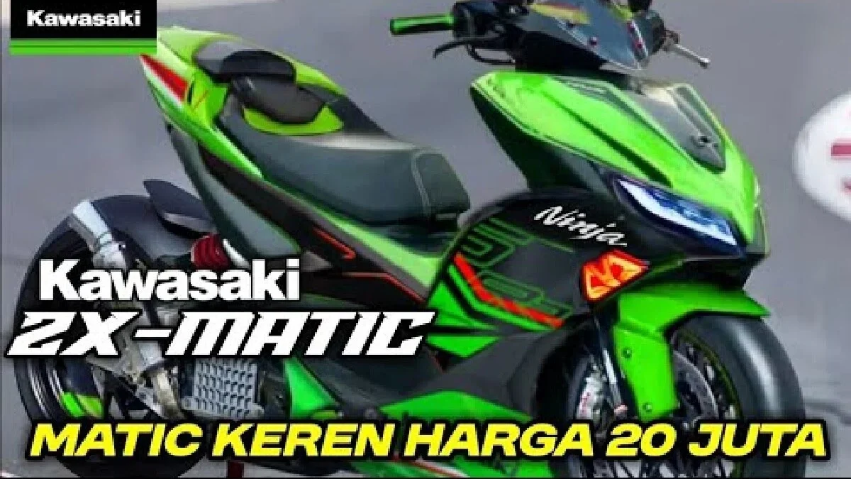 Kawasaki J125, Skutik Maxi Rasa Ninja dengan Desain Sporty dan Fitur Modern