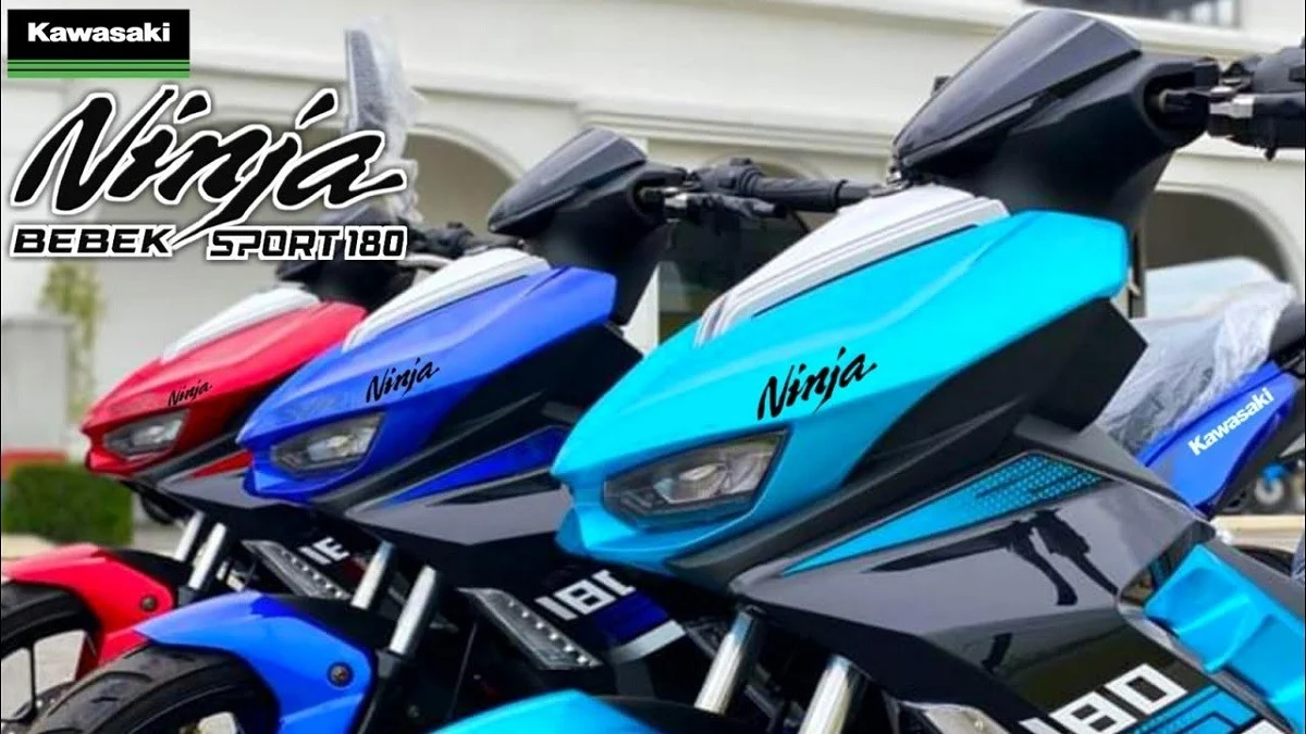 Kawasaki Luncurkan Motor Bebek Sport Ala Ninja 180cc