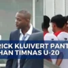 Patrick Kluivert Tinjau Latihan Timnas Indonesia U-20 di Stadion Madya Senayan