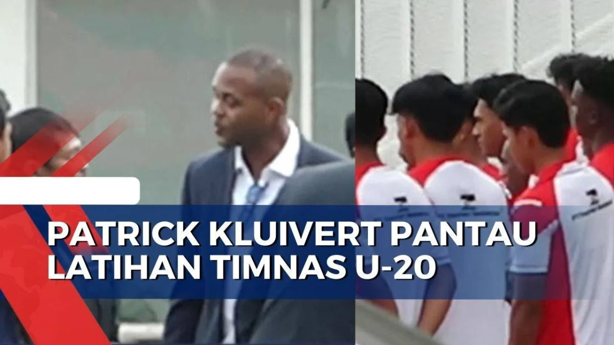 Patrick Kluivert Tinjau Latihan Timnas Indonesia U-20 di Stadion Madya Senayan