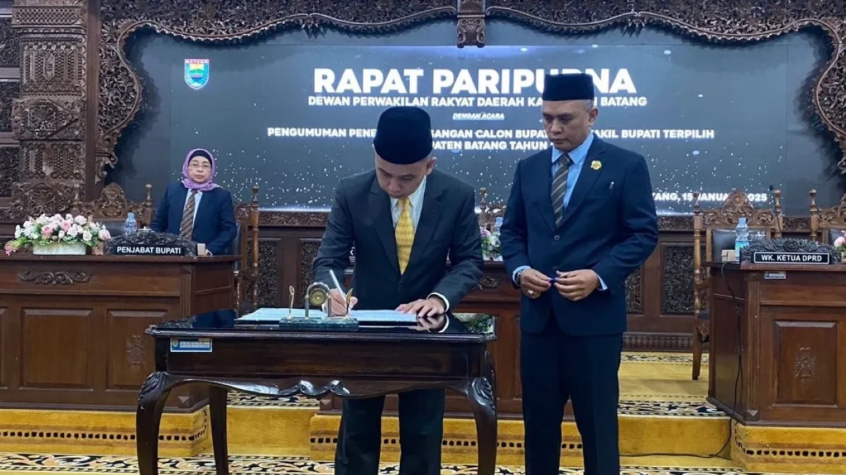 Penetapan Bupati dan Wakil Bupati Batang 2025-2030 Tetap Sah Meski Tak Kuorum