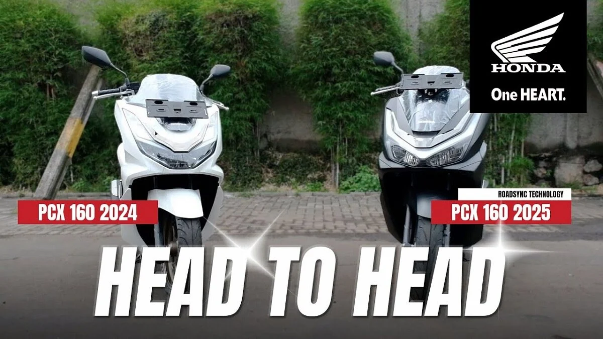 Perbedaan Honda PCX 160 2024 dengan Honda PCX 160 2025