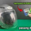 Trik Ampuh Bersihkan Kaca Helm dan Tips Helm Anti Air di Musim Hujan dengan Bahan Sederhana