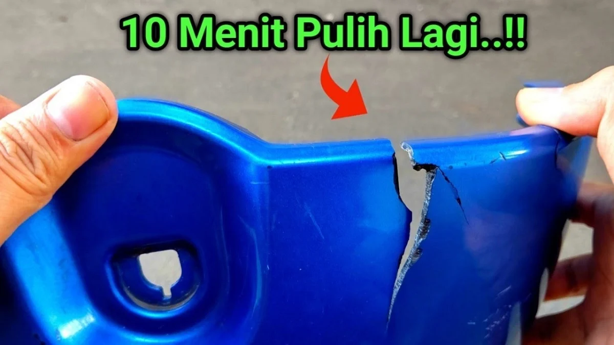 Trik Ampuh Memperbaiki Body Motor Patah atau Pecah