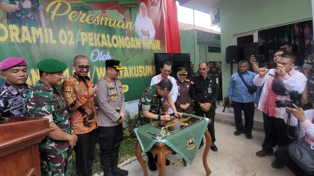 Danrem 071 Resmikan Renovasi Koramil 02 Pekalongan Timur, Dukung Penguatan Pertahanan dan Pelayanan Publik