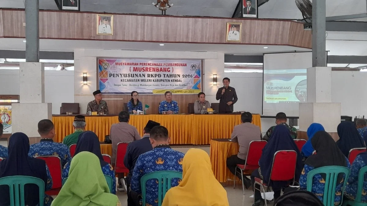 Perbaikan Infrastruktur Mendominasi Usulan di Musrenbang Kecamatan Weleri