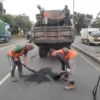 Perbaikan Jalan Berlubang di Pantura Batang Dimulai, Fokus Hadapi Arus Mudik Lebaran