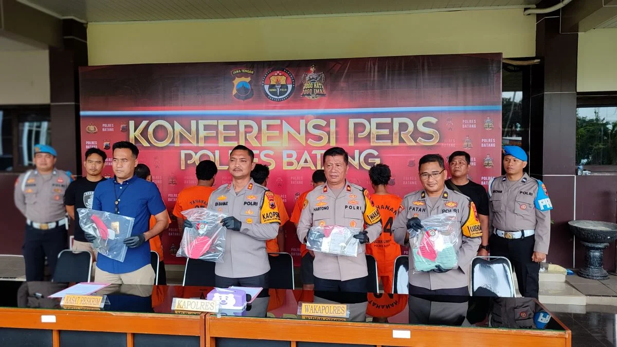 Polres Batang Bongkar 3 Kasus Curanmor, Salah Satunya di Masjid Agung