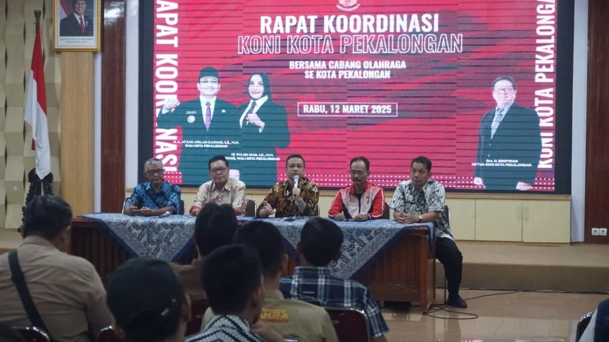 KONI Kota Pekalongan Gelar Rakor, Bahas Persiapan Pemilihan Ketua Baru