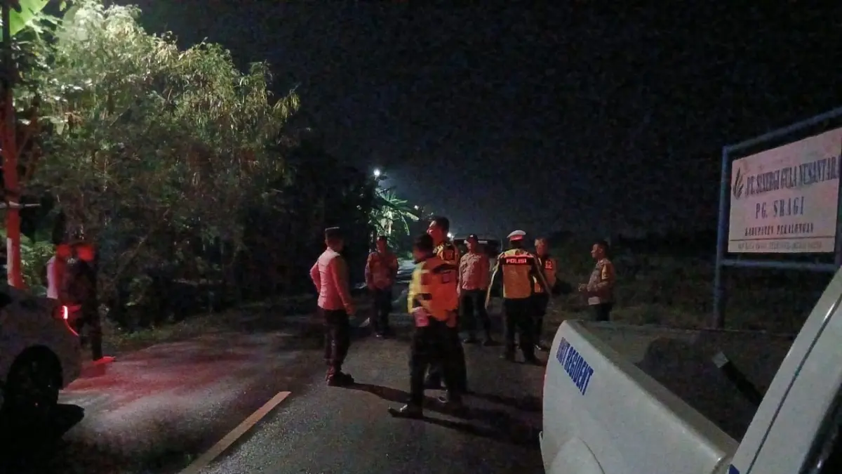 Polisi Gerebek Balap Liar di Sragi Pekalongan, Dua Motor Drag Disita Dini Hari