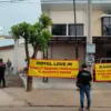 Penutupan paksa Hotel Love In di kawasan Pantai Sigandu, Batang.