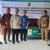 Pln up3 pekalongan bantu genset untuk puskesmas