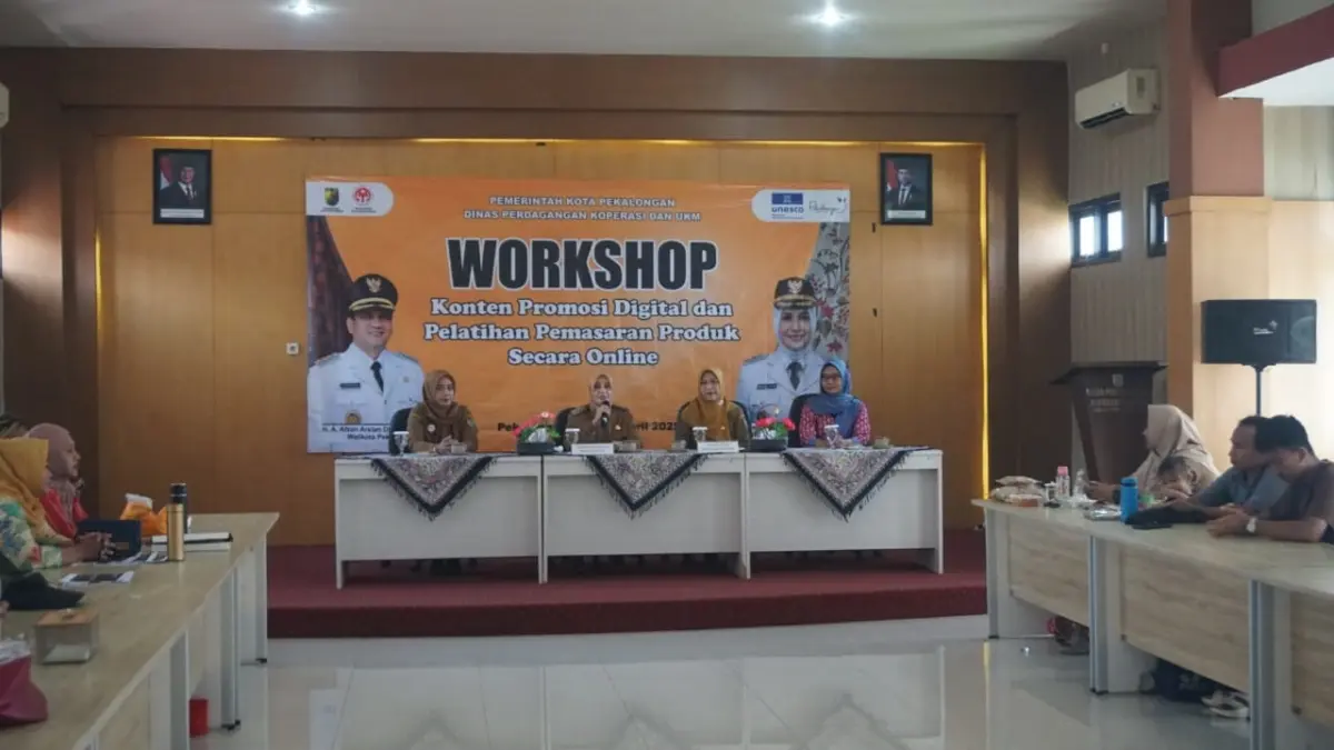 Pemkot Pekalongan Gelar Workshop Digital Marketing, UMKM Didorong Naik Kelas Lewat Konten Promosi Online  