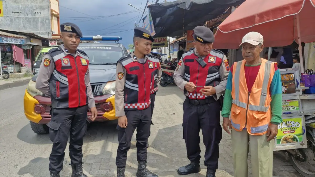 Polres Kendal Perketat Patroli, Sat Samapta Sikat Premanisme di Pasar Tradisional