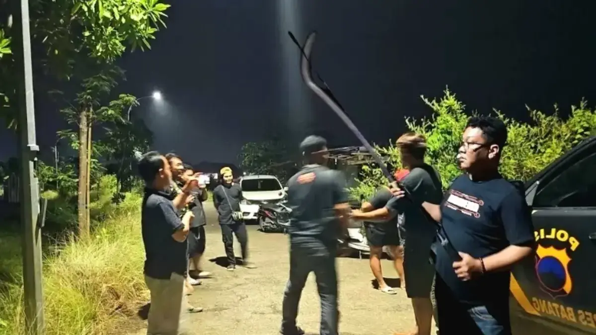 Tawuran Remaja Bersenjata Tajam di Batang Gagal Setelah Polisi Gerebek Lokasi Longtail