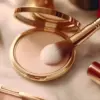 Ilustrasi bedak yang mengandung SPF untuk mencerahkan wajah.