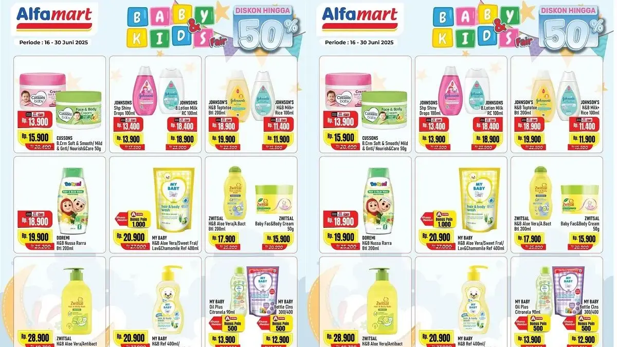 Diskon Gila-Gilaan Baby dan Kids Fair Alfamart Pekalongan