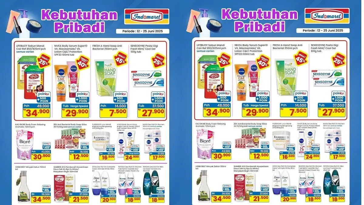 Diskon Gila-Gilaan Hingga 45% untuk Kebutuhan Pribadi