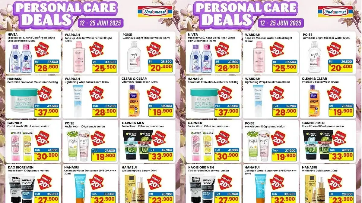 Diskon Gila Produk Perawatan di Indomaret Pekalongan