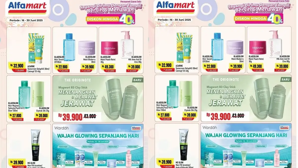 Diskon Skincare Besar-Besaran di Alfamart Pekalongan