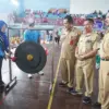 GOR Jetayu Kota Pekalongan Semarak oleh Lomba Senam Anak Indonesia Hebat