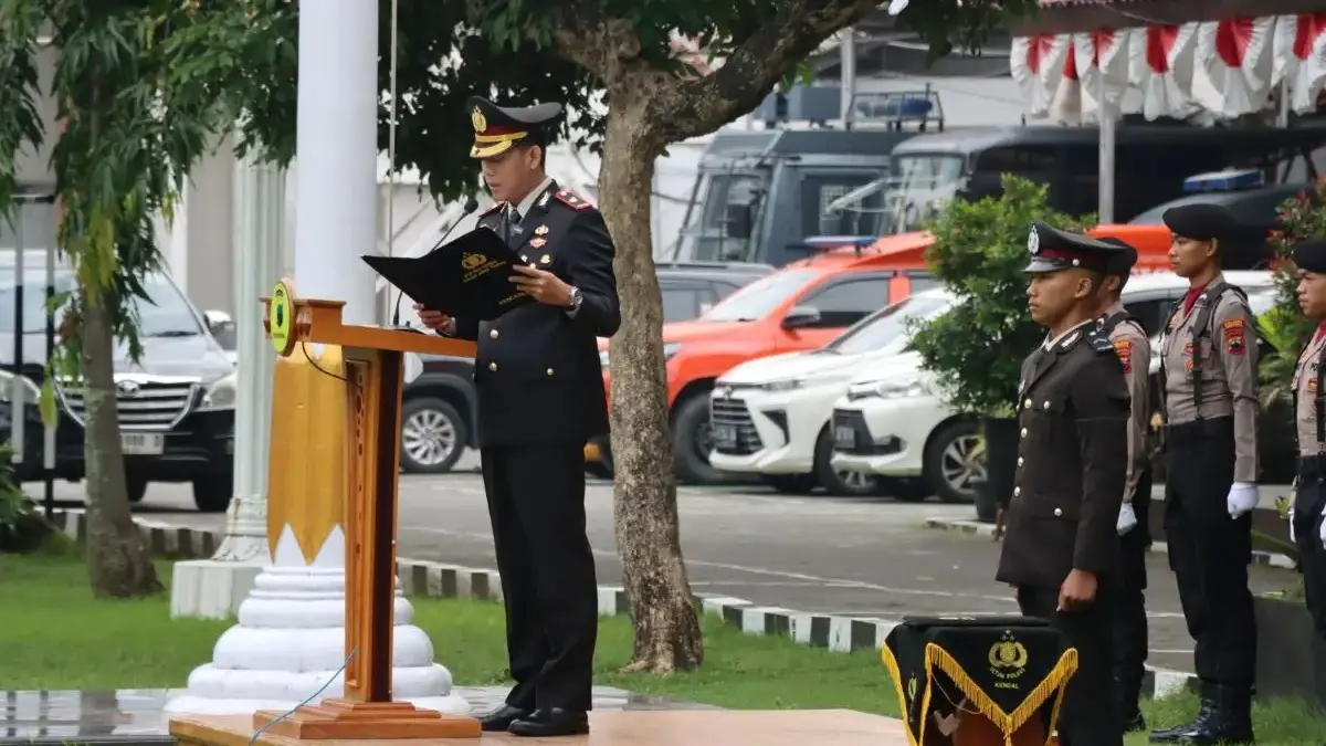 Peringatan Hari Lahir Pancasila, Wakapolres Kendal Ajak Anggota Perkokoh Komitmen Kebangsaan