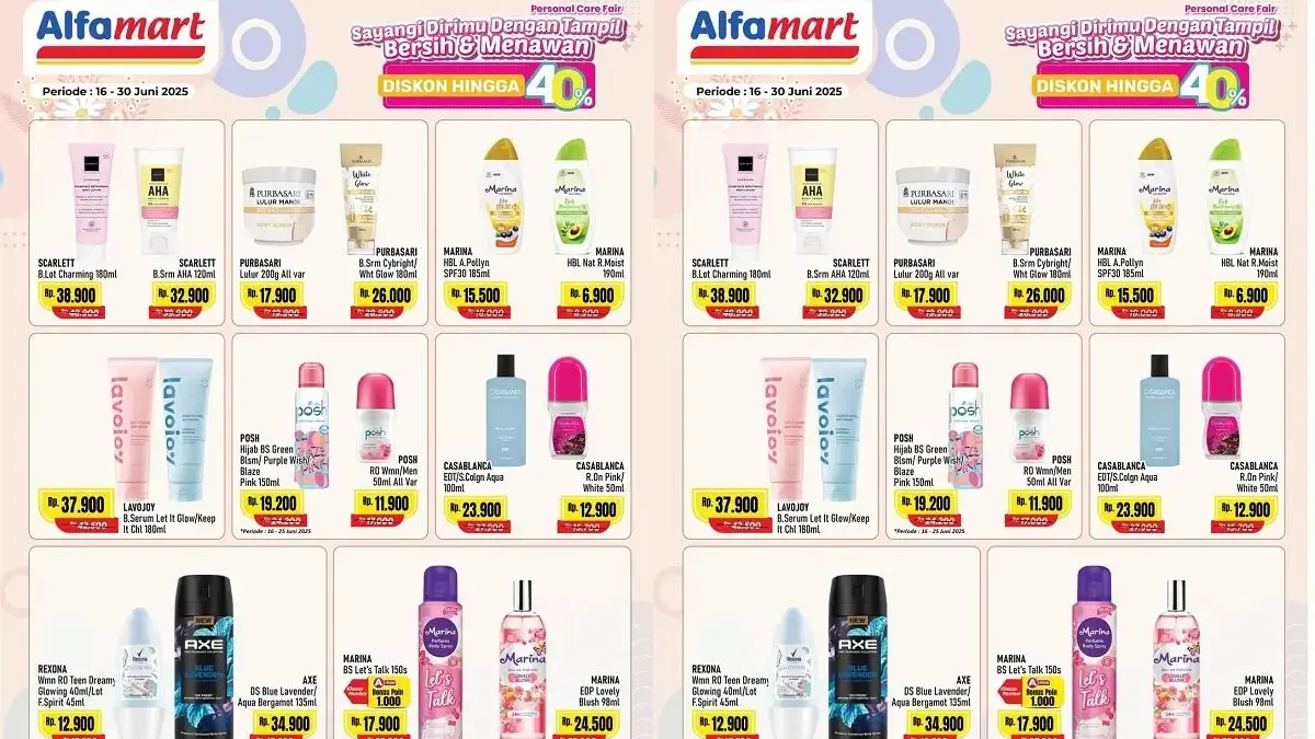 Produk Perawatan Diri Alfamart Pekalongan Mulai Rp6.900 Saja