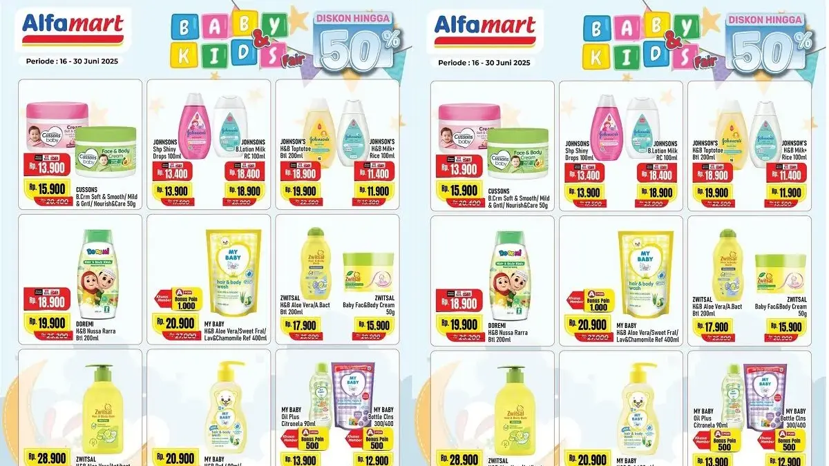Promo Baby dan Kids Fair di Alfamart Pekalongan
