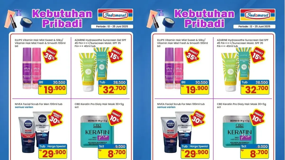 Promo Kebutuhan Pribadi Indomaret Pekalongan