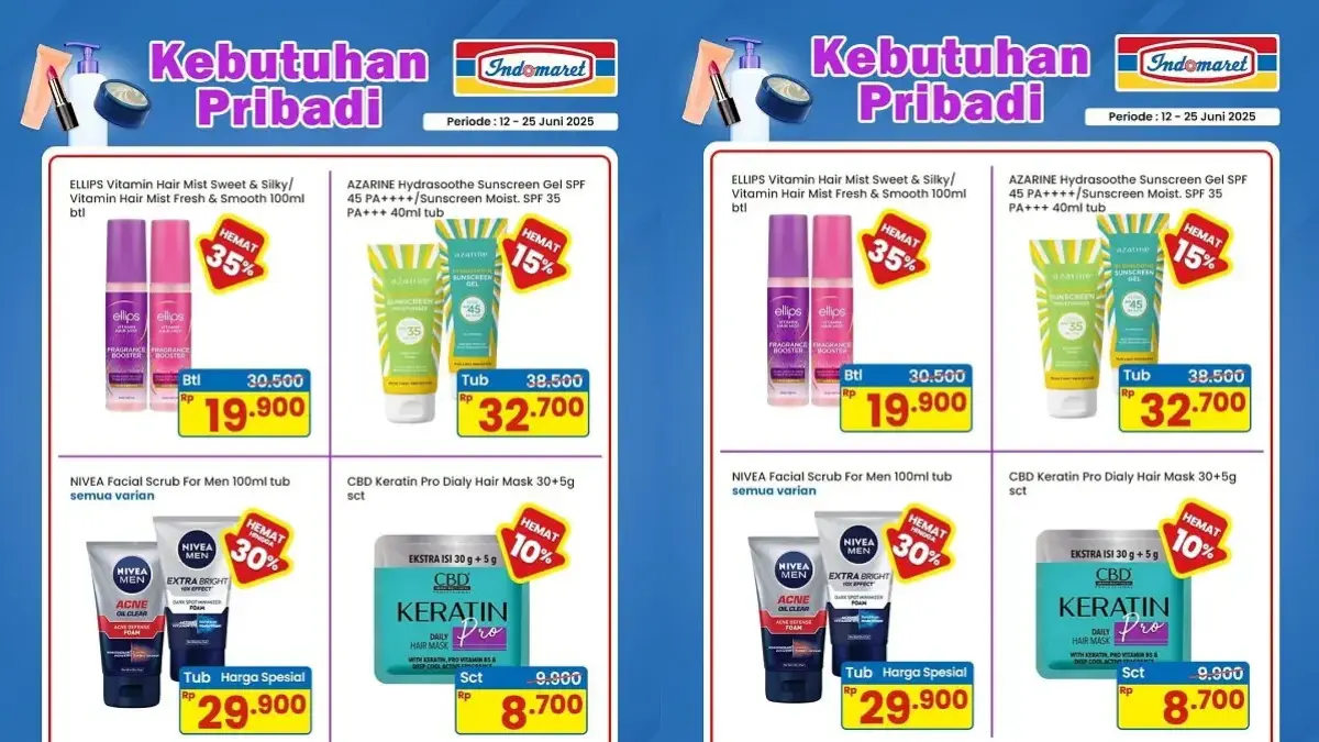 Promo Keperluan Pribadi Indomaret Pekalongan