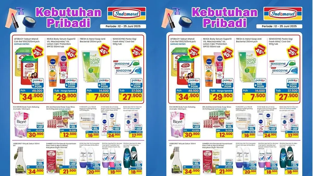 Promo Perawatan Tubuh di Indomaret Pekalongan