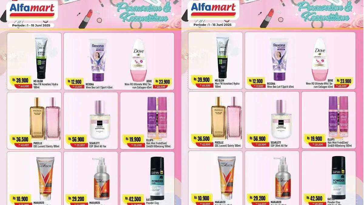 Promo Perawatan dan Kecantikan Alfamart Bulan Juni 2025
