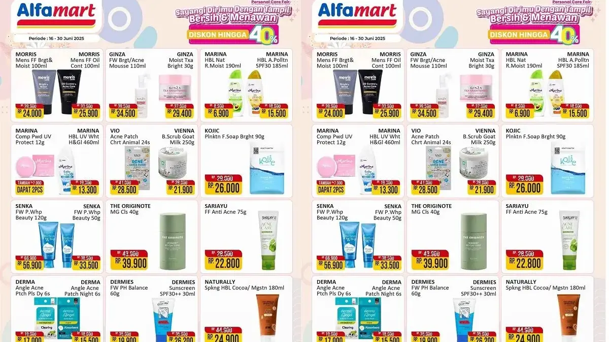 Promo Personal Care Alfamart Pekalongan 16-30 Juni 2025