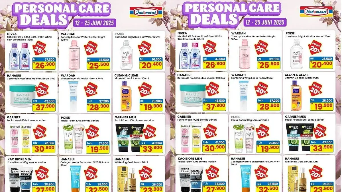 Promo Personal Care Indomaret Pekalongan 12–25 Juni 2025