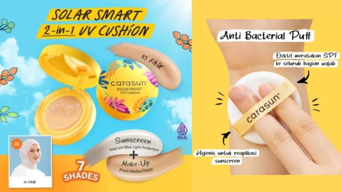 Review Carasun Solar Smart UV Tint Sun Cushion