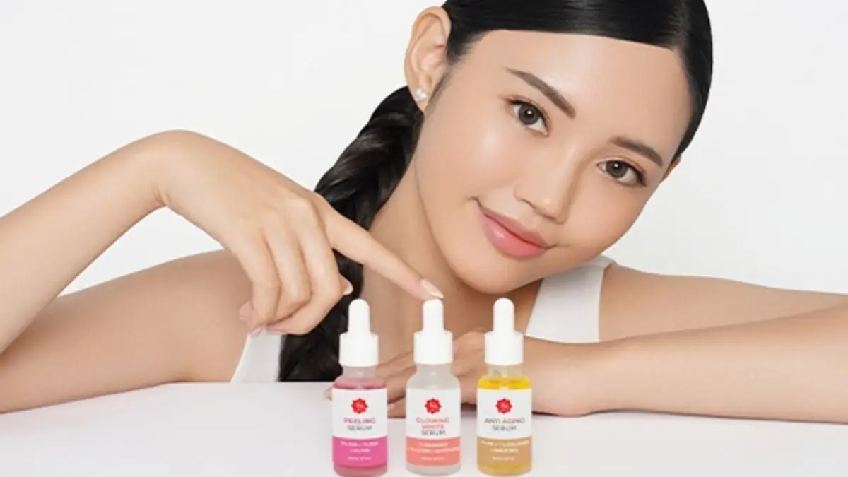 Ilustrasi serum viva untuk usia 40 tahun ke atas.