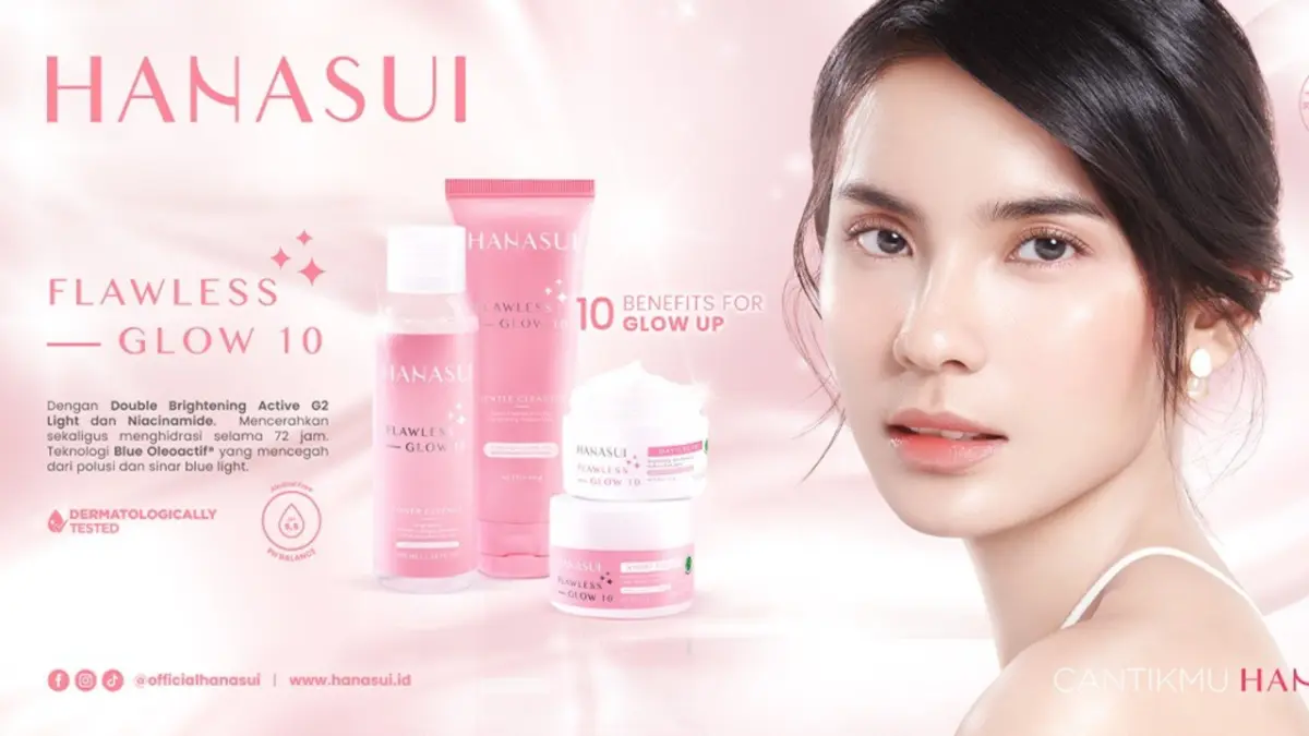 Produk Hanasui untuk usia 50 tahun ke atas.