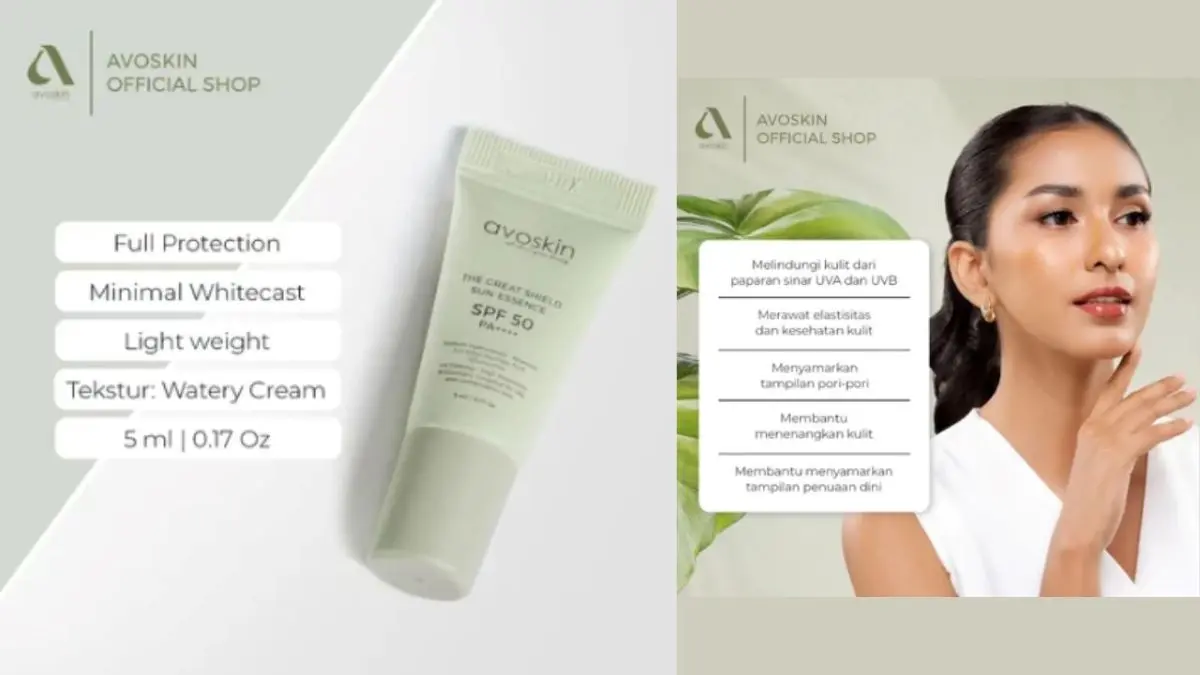 Review Avoskin The Great Shield Sun-Essence SPF 50 PA++++