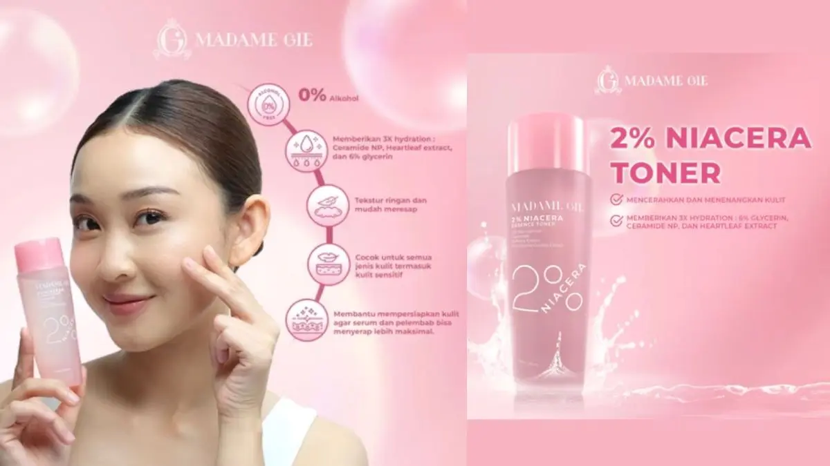 Review Madame Gie 2% Niacera Essence Toner