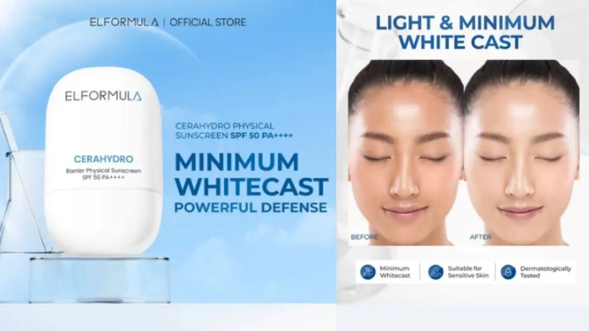 Review Lengkap Elformula CeraHydro Physical Sunscreen SPF 50 PA++++