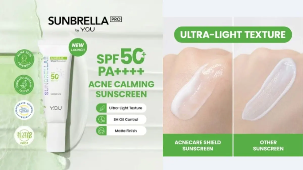 Review Lengkap YOU Sunbrella Pro Acnecare Shield Sunscreen