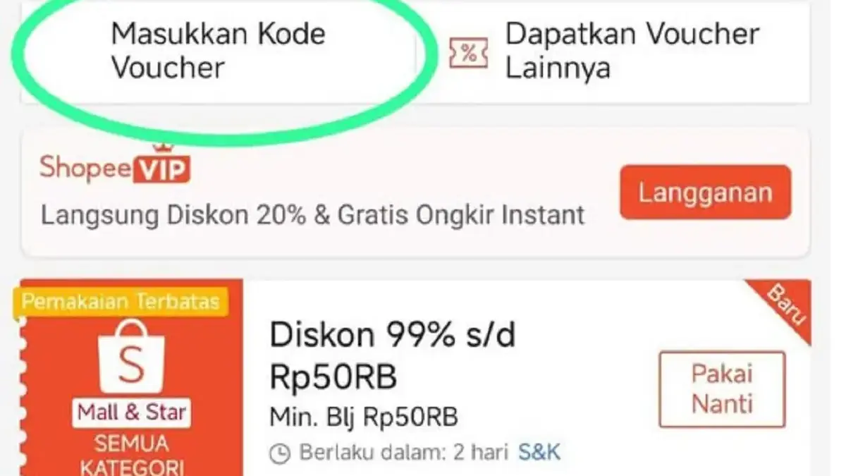 Bocoran Kode Voucher Shopee 7.7 Juli 2025, Diskon 99% dan Voucher Mall Rp100 Ribu Siap Klaim