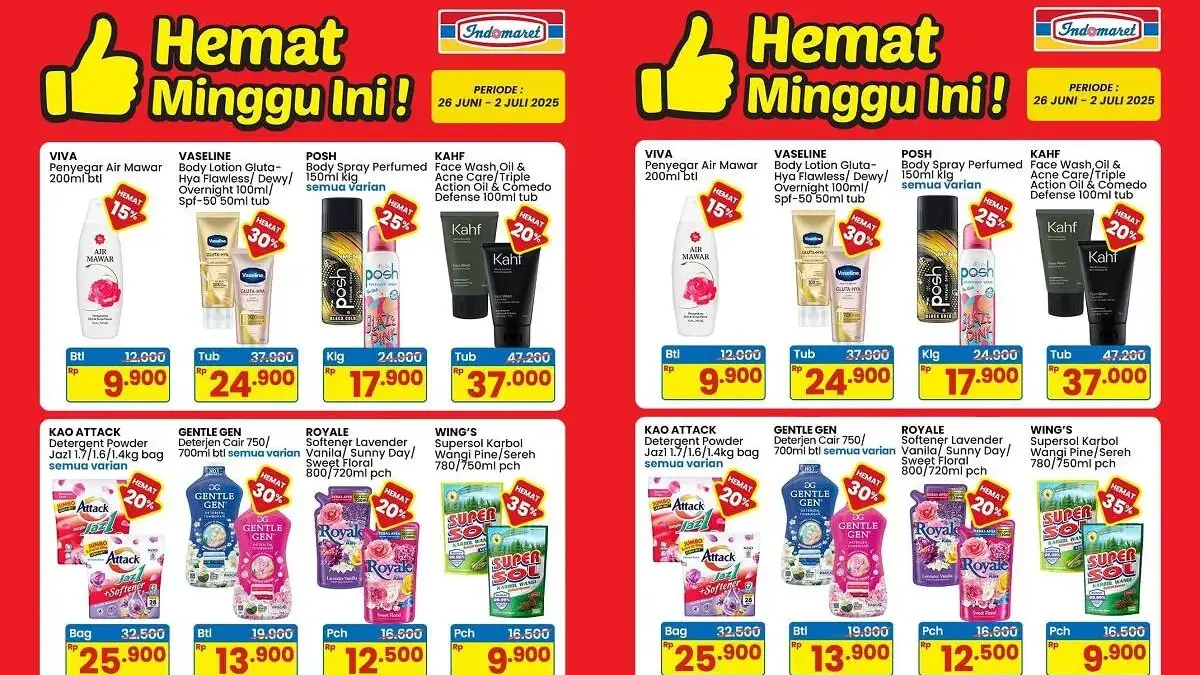 Diskon Gede hingga 35% untuk Produk Perawatan