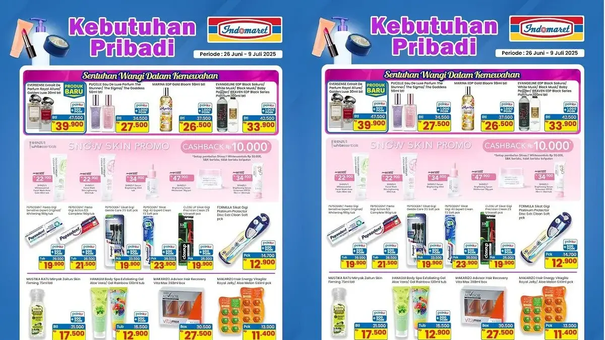 Indomaret Pekalongan Hadirkan Promo Kebutuhan Pribadi