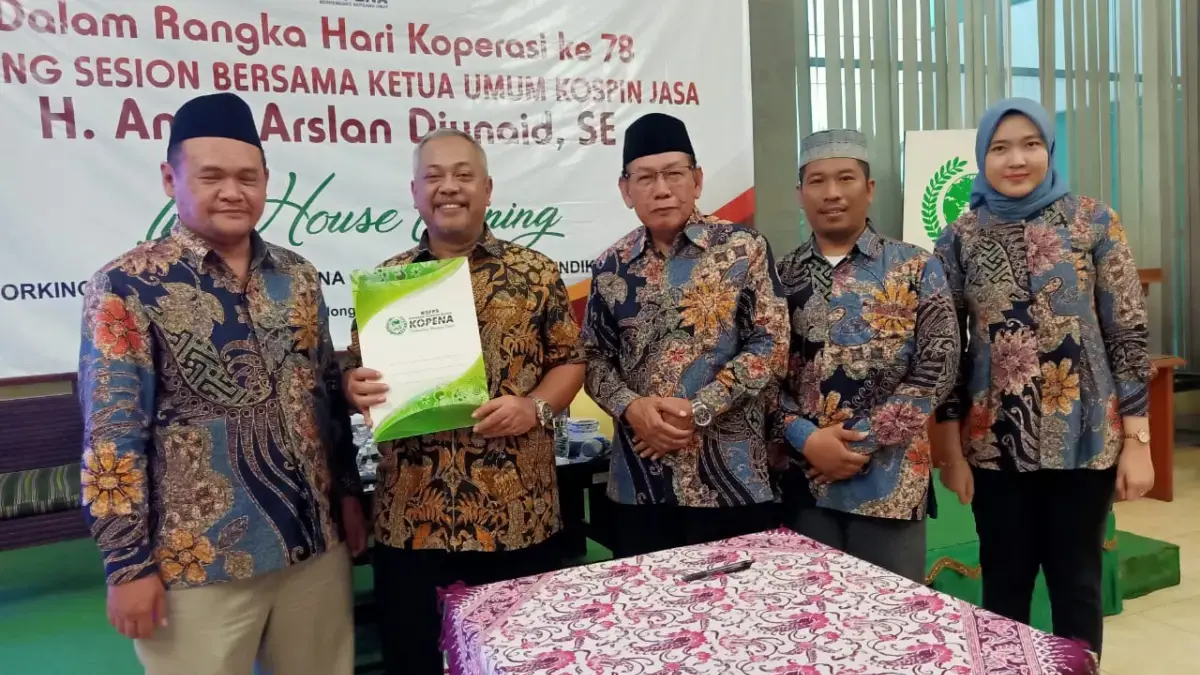 Kopena Gelar Inhouse Training Bersama Ketum Kospin Jasa H. Andi Arslan Djunaid