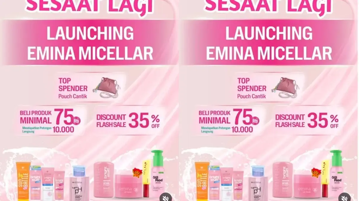 Launching Emina Micellar di Alfamart Pekalongan