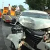 Mobil Xenia Tabrak Pohon di Depan Rumdin Kapolres Kendal, Lima Penumpang Luka, Sopir Diduga Mengantuk!