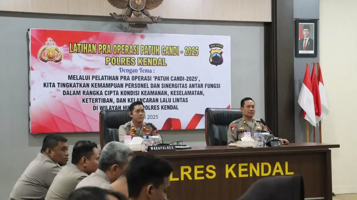 Operasi Patuh Candi 2025 Polres Kendal Dimulai Hari Ini: Bidik 5 Pelanggaran Lalu Lintas Utama!  